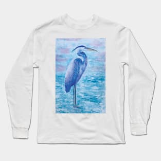 Great Blue Heron Long Sleeve T-Shirt